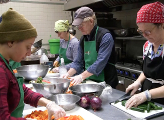 Soup Kitchen Volunteers Show Up in Droves